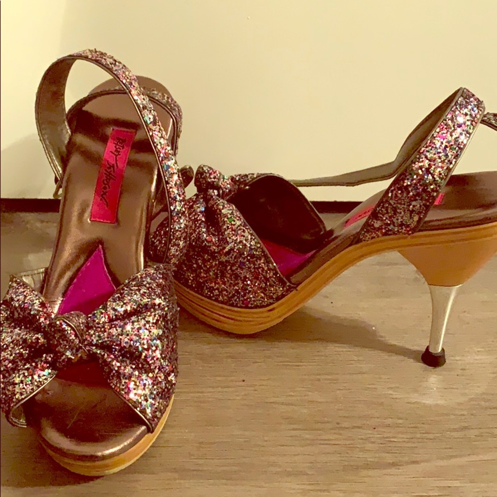 Betsy Johnson Glitter Shoes